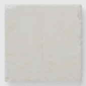 ペールグレイ・ジオメトリックパターン - サマーインテリア ストーンコースター (正面)