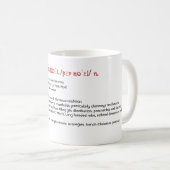 ペールノエル父フランスのクリスマス辞書 コーヒーマグカップ (正面右)