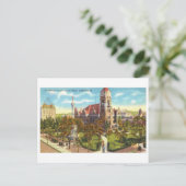 ペーン州スクラントンのラカワンカウンティ・コート・ハウス ポストカード (スタンド正面)