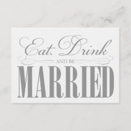 ペー食べター・ドリンク・ビー結婚したブ |エンクロージャ エンクロージャーカード