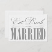 ペー食べター・ドリンク・ビー結婚したブ |エンクロージャ エンクロージャーカード (正面/裏面)