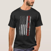 ペ最高のペのアメリカ国旗の愛国的なペペの父 Tシャツ (正面)