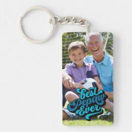 ペ最高のポー |グランドパ写真 キーホルダー