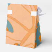 ペ桃色の現代的葉デザイン フェイバーボックス (裏面サイド)