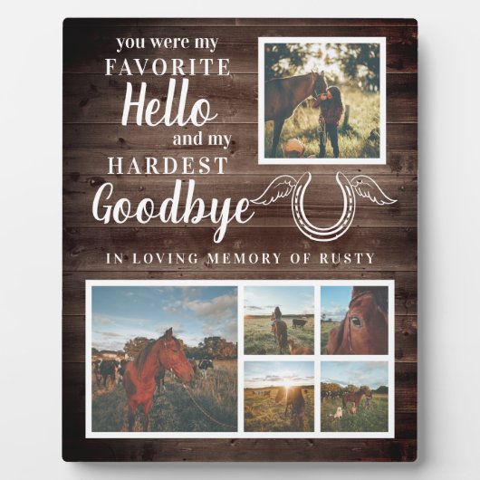 ペ素朴ットホパーソナライズされたース記念写真 フォトプラーク (正面)