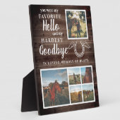 ペ素朴ットホパーソナライズされたース記念写真 フォトプラーク (側面)