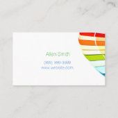 '，ペ絵画インタ，建築,デザイン 名刺 (裏面)