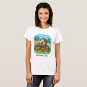 ホアおもしろいーダーコリードッグラバーギフト Tシャツ (正面フル)