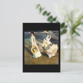 ホアキンソロライバスティダウォークオンザビーチ ポストカード (スタンド正面)