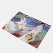 ホアキンソロラレディメンズ歩くビーチ ドアマット (アングル)