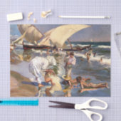 ホアキンソロラ – バレンシアビーチバイモーニングライト 薄葉紙 (クラフト)