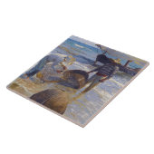 ホアキンソロラ – バレンシアンフィッシャーマン タイル (側面)