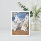 ホアキン・ソロラ海岸を散歩する ポストカード (スタンド正面)