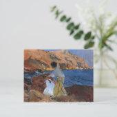ホアキン・ソロラ – クロチルドとエレナの岩 ポストカード (スタンド正面)