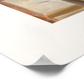 ホアキン・ソロラ・クロティルド灰色のドレスで絵画 ポスター (角)