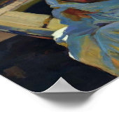 ホアキン・ソロラ – 風呂の後 ポスター (角)