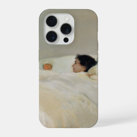 ホアキン・ソローリャによる「母」 iPhoneケース (裏面)