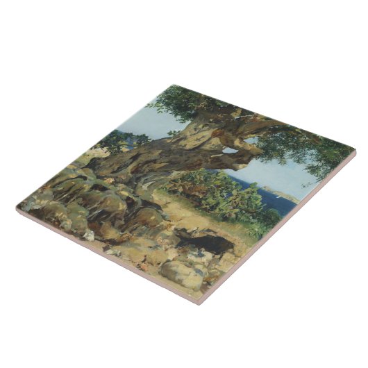 ホアキンSorolla -キャロブ タイル (側面)