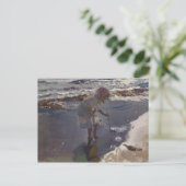 ホアキンSorolla - Buscando Mariscos ポストカード (スタンド正面)