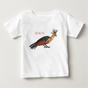 ホアチン鳥の漫画イラストレーション ベビーTシャツ