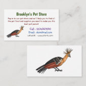 ホアチン鳥の漫画イラストレーション 名刺 (正面/裏面)