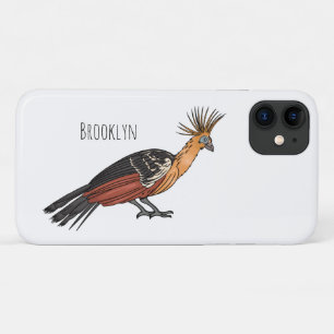 ホアチン鳥の漫画イラストレーション iPhone 11 ケース