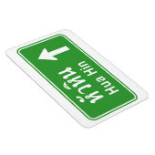 ホアヒンアヘッド⚠タイ高速道路交通標識⚠ マグネット (右側)