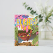 ホアヒンタイ旅行ポスター ポストカード (スタンド正面)