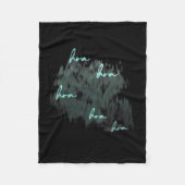 ホアホアホアホアシーズン フリースブランケット (正面)