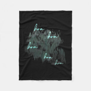 ホアホアホアホアシーズン フリースブランケット