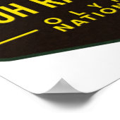 ホアレインフォレストオリンピックナショナルパーク ポスター (角)