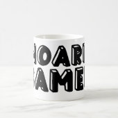 ホアードゲーマーおもしろいボードゲーム収集ロゴ コーヒーマグカップ (中央)