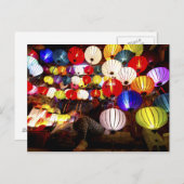 ホイアンのランタン夫人 ポストカード (正面/裏面)