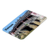 ホイアンの古い日本のカバー橋 – ベトナム マグネット (左側)