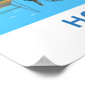 ホイアンベトナムトラベルプリント ポスター (角)