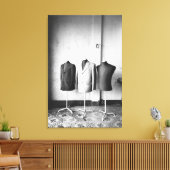 ホイアンベトナム、注文するために作られたスーツのジャケット! キャンバスプリント (インサイチュ (リビング))