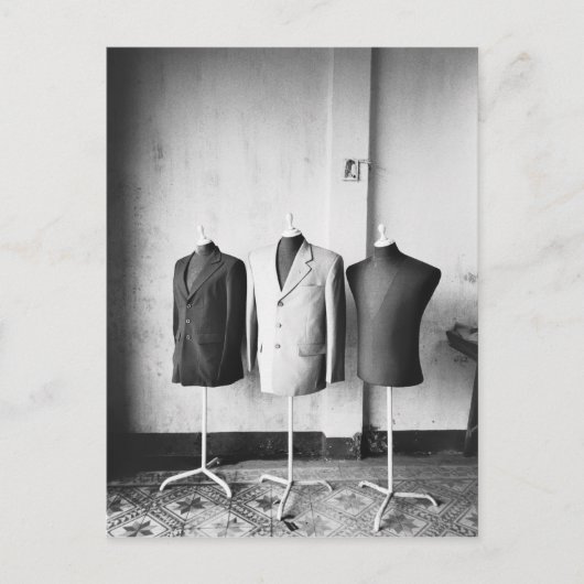 ホイアンベトナム、注文するために作られたスーツのジャケット! ポストカード (正面)