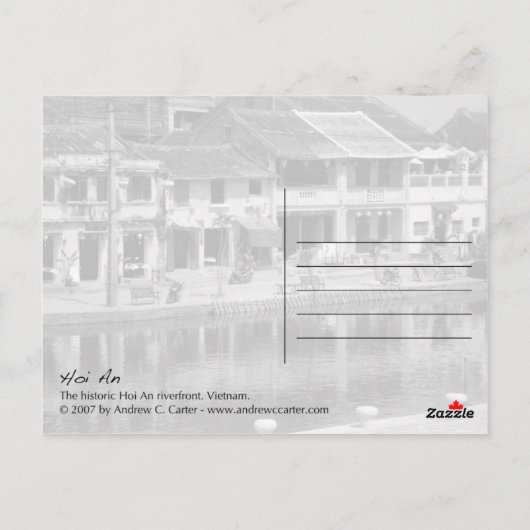 ホイアン ポストカード (裏面)