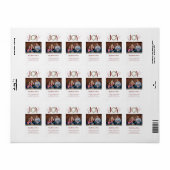 ホイエレガントイ・トゥ・ザ・ワールドリース・ホリデー写真 ラベル (フルシート)