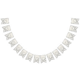 ホイエレガントトクリームハートバンティング国旗 バンティングフラッグ