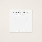 ホイエレガントトロカスタムゴ・イヤリング表示カード (正面)