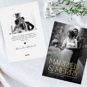 ホイエレガントル結婚したと新メリー刻の写真 箔シーズンカード