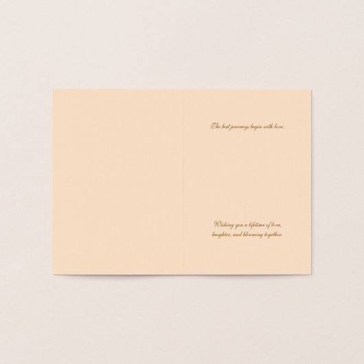 ホイエレガントル結婚ズカード 箔カード (内部)