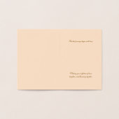 ホイエレガントル結婚ズカード 箔カード (内部)