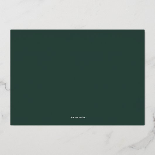 ホイエレガントル2フォイモダンホイルのホリデーカード 箔シーズンカード (裏面)