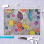 ホイカラフルイとワよくはしゃぐイムシーティッシュペーパー 薄葉紙 (クラフト)