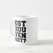 ホイストでもするのか? コーヒーマグカップ (正面左)