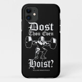 ホイストでもするのか?-ノベルティおもしろいシェイクスピア Case-Mate iPhoneケース (裏面)