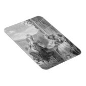 ホイストのパーティー1783年、ジャン・ダンブランが刻んだ(1) マグネット (右側)