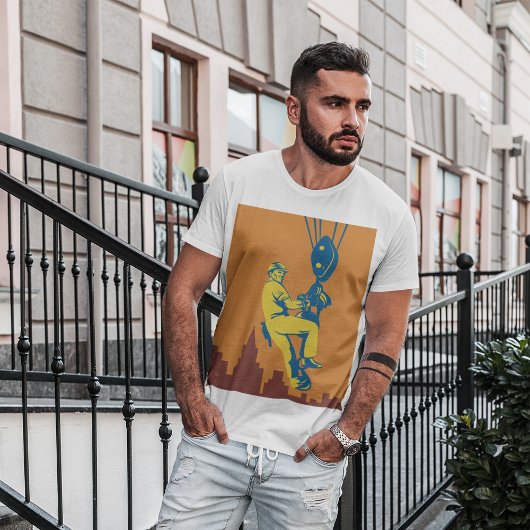 ホイスト建築ワーカーTシャツ Tシャツ